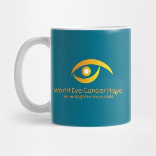 WE C Hope Gold Logo Mug
